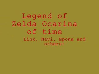 Legend of Zelda Ocarina of Time 3D slideshow!