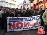 Quarto (NA) - Rifiuti, protesta contro la discarica (13.03.12)