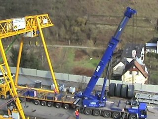 Aufbau Portalkran Ediger-Eller Kaiser-Wilhelm-Tunnel Teil 002
