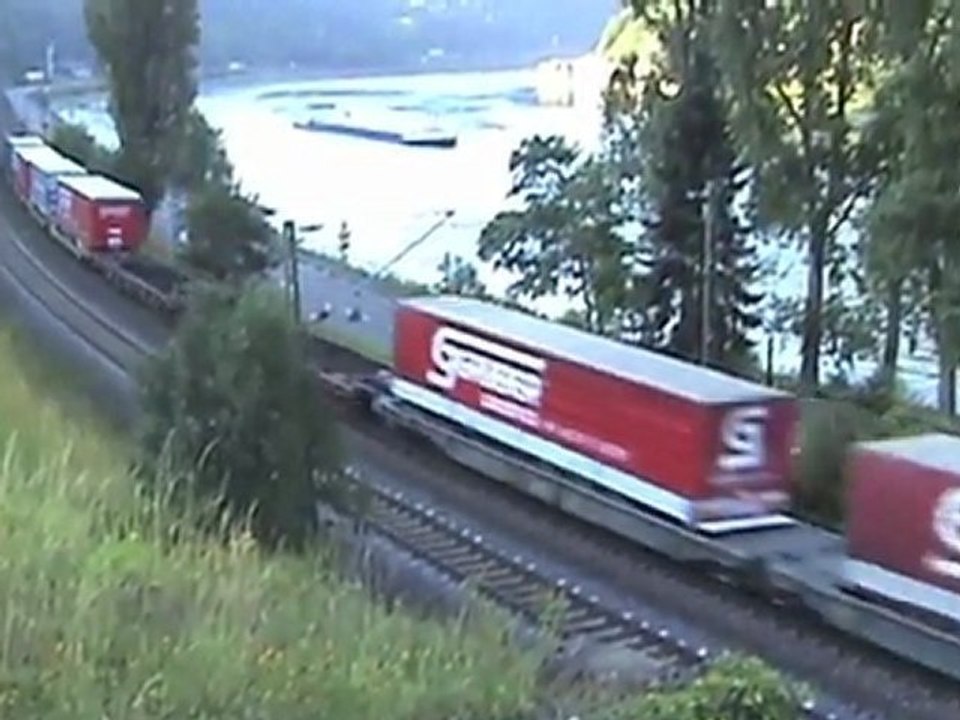 Loreley Bett-Tunnel, BR115, SBB Re482, ERS BR189, MRCE BR189, Crossrail BR185, BR101, BR152, BR185