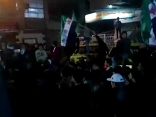 فري برس دمشق تجمع أحرار القابون ساقط ساقط يا بشار13 3 2012