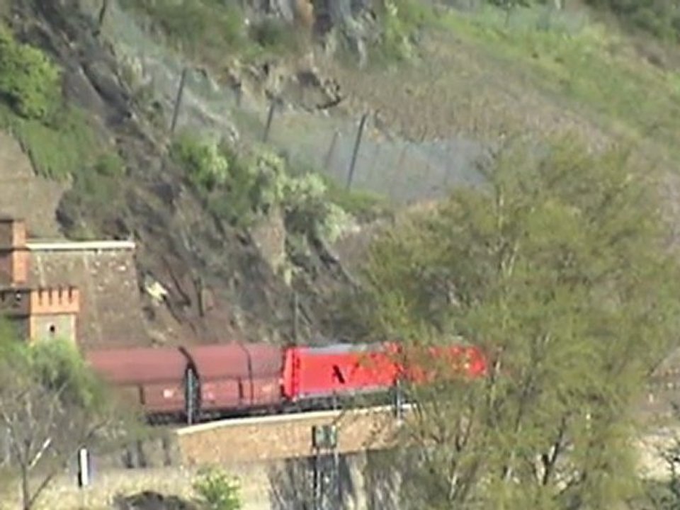 Oberwesel, CB Rail Class 66, WLB Taurus, BR101, 3x BR185, BR155, BR143, BR460, BR643