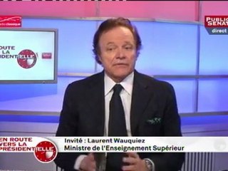 EN ROUTE VERS LA PRESIDENTIELLE,Invité : Laurent Wauquiez, Ministre de l'Enseignement Supérieur et de la Recherche