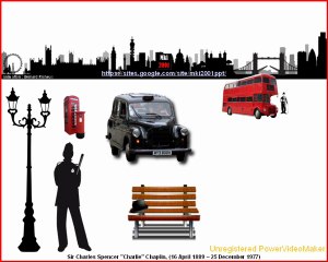 Sir Charles Spencer Charlie Chaplin, (16 April 1889 – 25 December 1977)