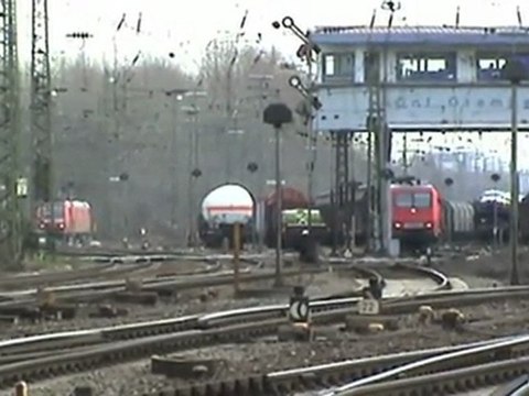 Rbf Köln-Gremberg, BR140, HSL Re482, 2x SBB Cargo Re482, 3x BR152, BR145, BR151, BR185