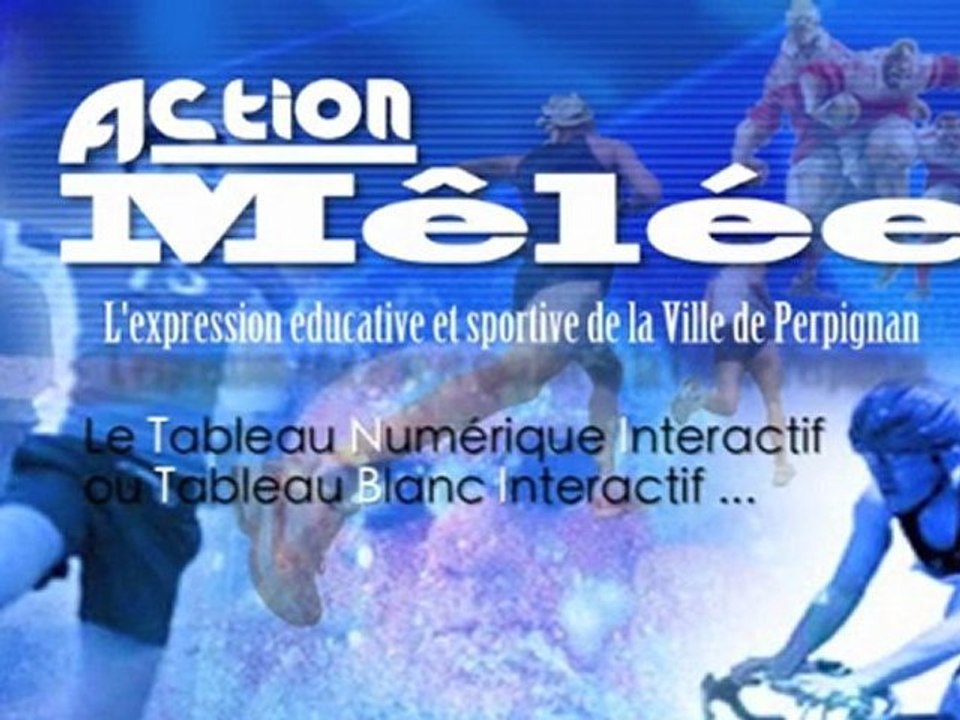 Tableau Blanc Interactif (TBI) à l"école Jordi Barre de Perpignan