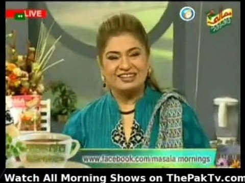 Masala Mornings with Shireen Anwar - 14th March 2012 - Part 1/3