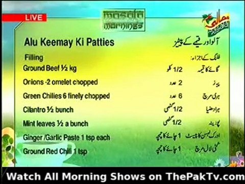 Masala Mornings with Shireen Anwar - 14th March 2012 - Part 3/3