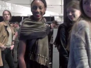 Tadashi Shoji Backstage Fall 2012 New York FW | FashionTV