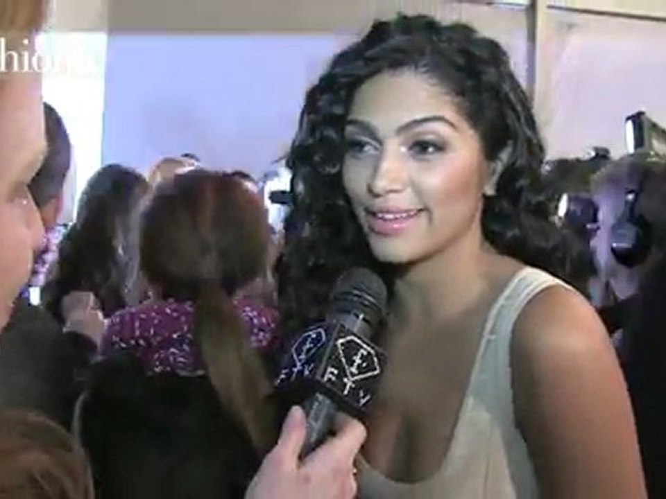 Nina Dobrev at Herve Leger Fall 2012 New York FW | FashionTV