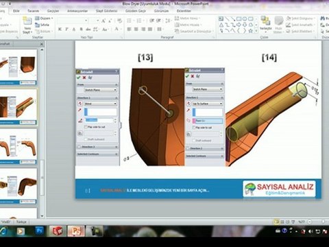 solidworks kursu, sayisalanaliz.net