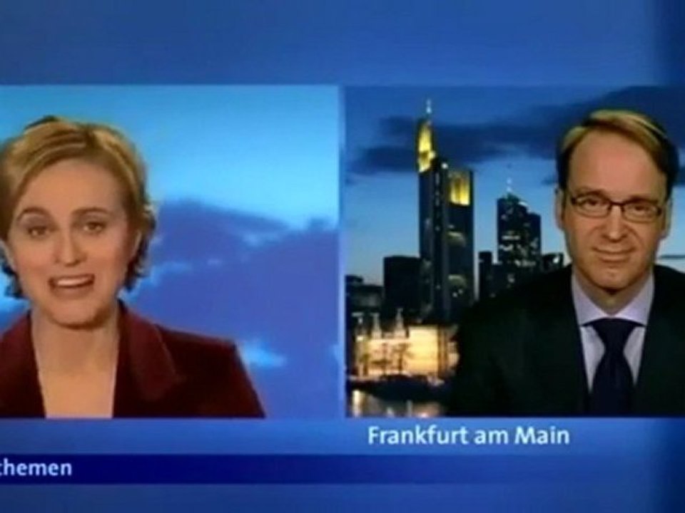Bundesbank-Präsident Jens Weidmann zu Target 2 und den DM-Scheinen