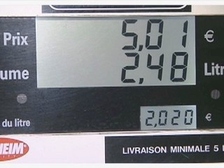 L'essence à plus de 2 euros en moins de 3 minutes