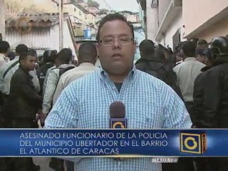 Muere otro policia en Caracas a manos del hampa