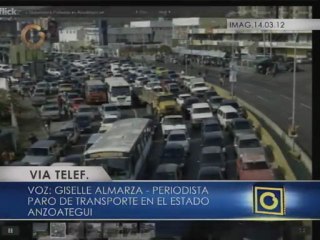 Choferes realizaron paro de transporte en Barcelona por asesinato de compañero