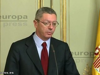 Gallardón: "Queremos hacer un texto de calidad"
