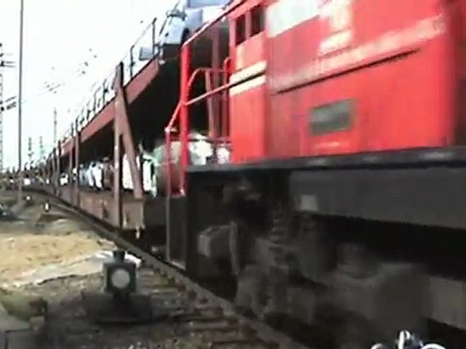 Trains in the marshalling yard Cologne - Gremberg