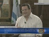 Gobernador de Monagas no ofrecerá declaraciones sobre suspensión del PSUV