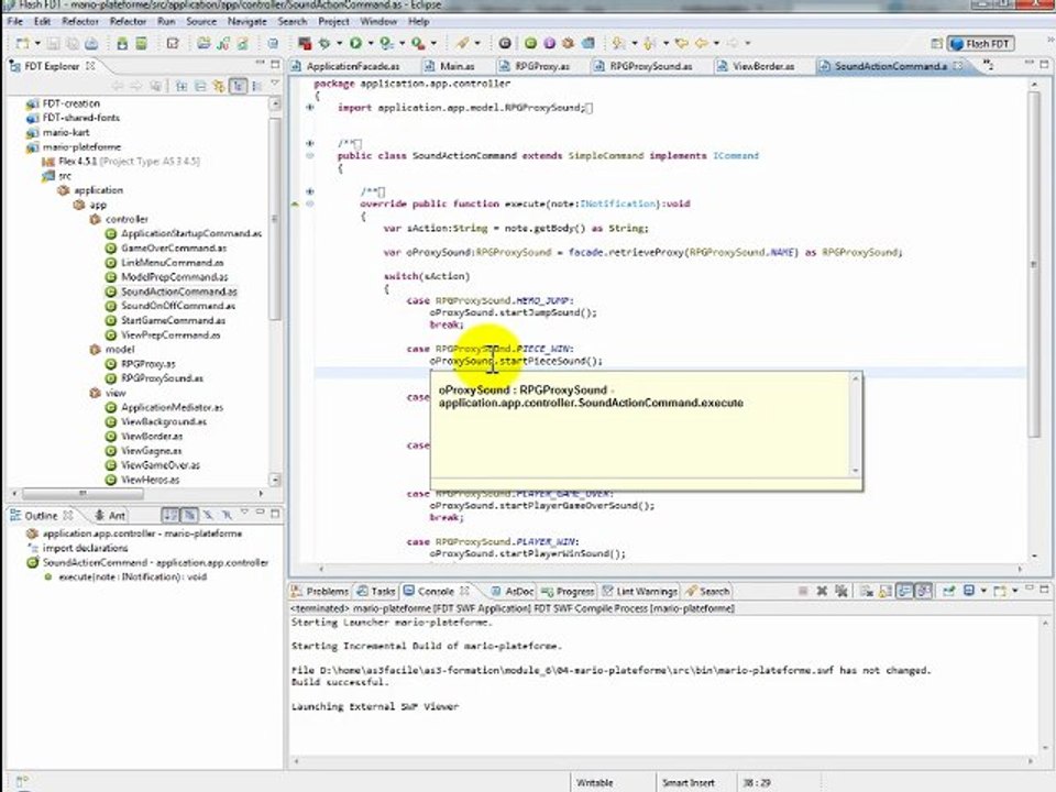 Créer un jeu de plateforme Super Mario Bros avec PureMVC