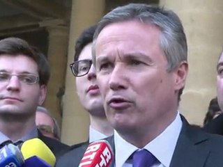 Présidentielle: 708 parrainages pour Nicolas Dupont-Aignan