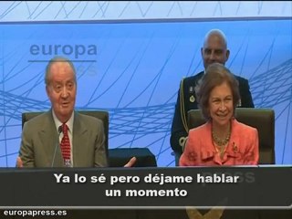 El Rey a la Reina: "Déjame terminar"