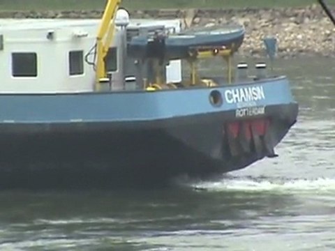 Züge und Schiffe bei Kamp-Bornhofen am Rhein, HGK BR145, ERS BR189, 3x DBAG BR185, BR427