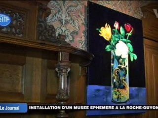 Installation d’un musée éphémère à La Roche-Guyon