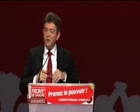 Discours de Jean-Luc Mélenchon à Clermont-Ferrand