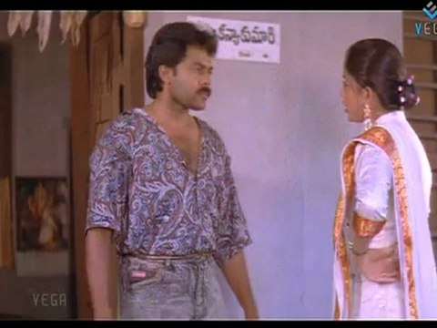 Gang Leader - Chiranjivi Warns Vijaya Santhi