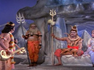 Shri Ramanjaneya Yuddham - Narada Muni Meets Lord Shiva And Parvathi