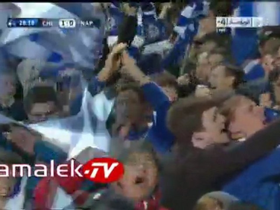 هدف تشيلسى الاول فى نابولى 1-0 دروجبا