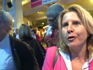 Réactions à la sortie du meeting de François Hollande à Marseille