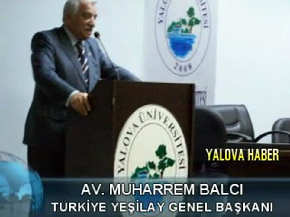 YEŞİLAY GENEL BAŞKANI AV.MUHARREM BALCI YALOVA'DA