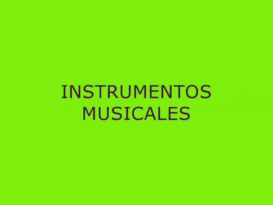INSTRUMENTOS MUSICALES