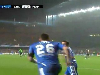 Chelsea 2-0 Nápoli gol de Terry min 47