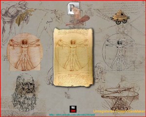 Leonardo Da Vinci (The Vitrivian Man)