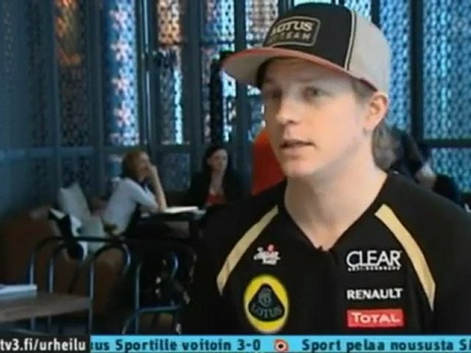 Australia 2012 Kimi Räikkönen Wednesday Interview