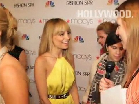 Nicole Richie talks 'Fashion Star' in New York.
