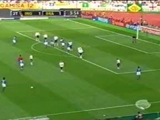 ronaldinho england vs brasil ronaldinho