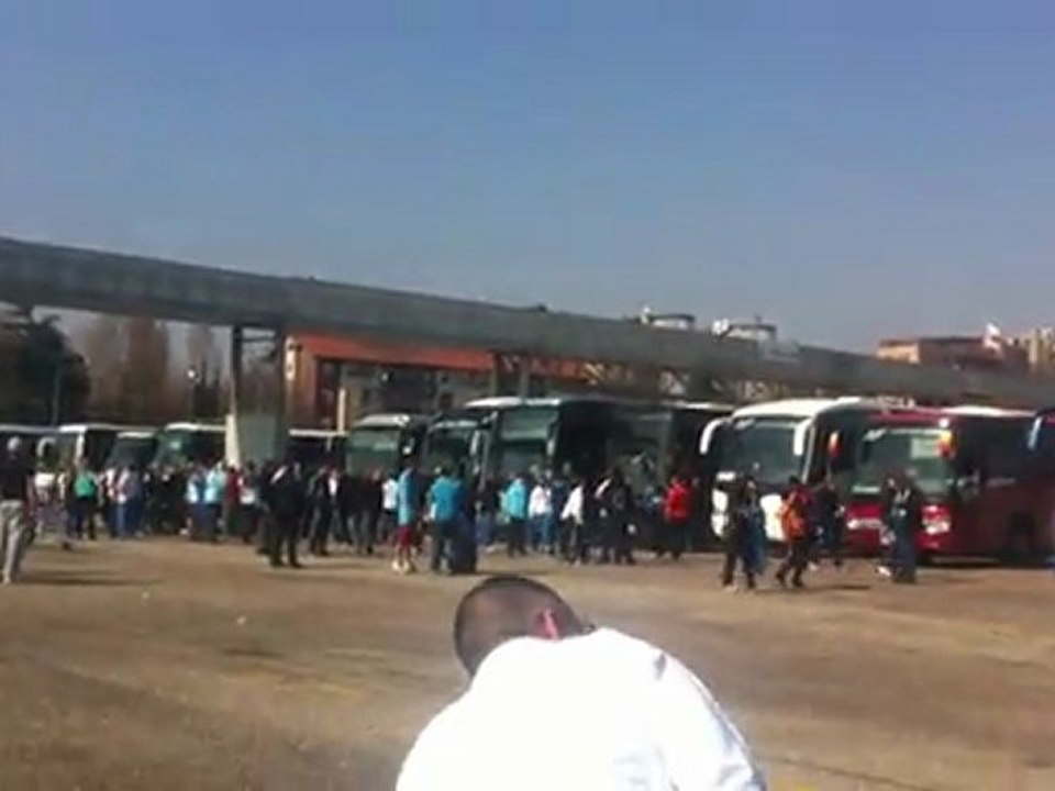 BRAVA MASSALIA INTER MILAN / OM 2012 ARRIVER AU STADE