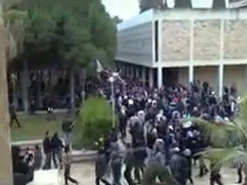 فري برس حلب الجامعة مظاهرة كلية العلوم 14 3 2012 ج2