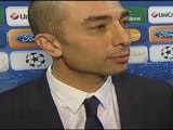 [HD]  Chelsea vs Napoli 4-1 Interview Roberto Di Matteo from Champions League 2012-03-14/15