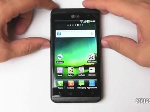 LG Optimus 3D Unboxing User Interface