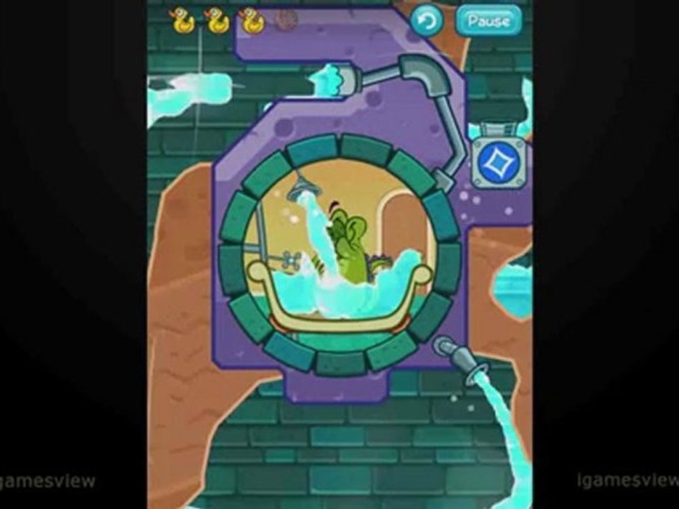 Where's my water Caution to the wind walkthrough (1-13) - iPhone Game Cheat