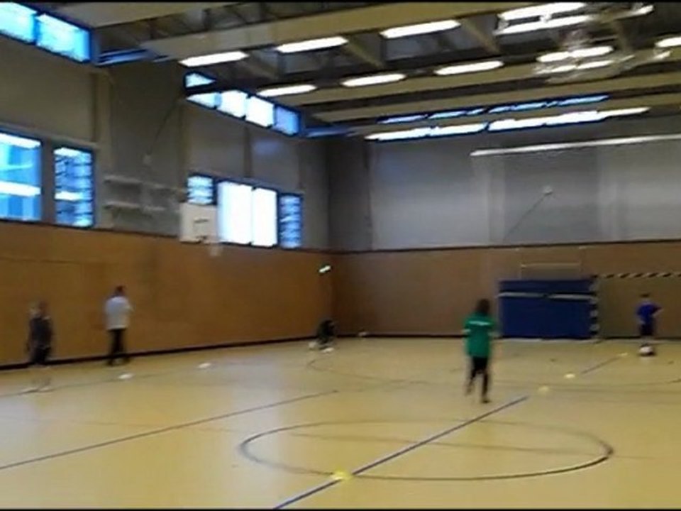 Training letztes Mal in der Halle 7.3.