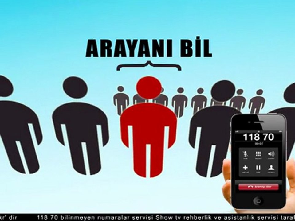 118 70 bılınmeyen numaralar hemen ara