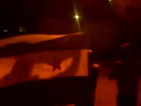 فري برس دمشق الميدان مظاهرة في الذكرى السنوية للثورة 15 3 2012