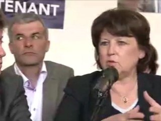 Martine Aubry à Nîmes "L'image de la France a été rétrécie "