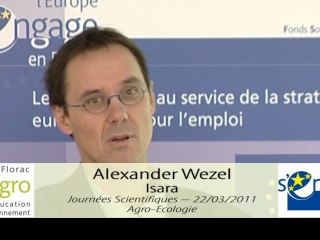 JS 2011 : Alexander WEZEL - l’agroécologie en France et à l’étranger ?