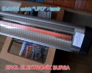 Erol Elektronik Bursa - ısıtıcı ''UFO'' - tamir